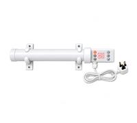 MYLEK Tubular Heater 60W - 340MM - Low Energy with Built in Digital Timer, Thermal Cut Out, Mounting Brackets, Greenhouse, Garage, Caravan