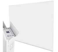 MYLEK Ultra Slim Electric Panel Heater with 24/7 Timer IP24 Rated 1.2kW in White MYLEK White