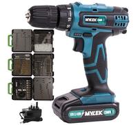 Mylek Vcb Cordless Drill With Mylek 4Orce 204 Piece Accessory Kit