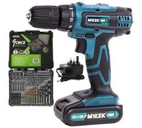 Mylek Vcb Cordless Drill With Mylek 4Orce 50 Piece Accessory Kit