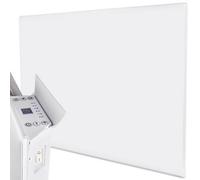 Mylek Wall Mounted Slimline White Panel Heater 1500W Daily And Weekly Timer, Digital Thermostat