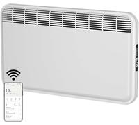 MYLEK WiFi Electric Panel Heater Radiator 1.5KW - Smart Wall Mounted or Freestanding Heater with App Control, Digital Thermostat, 24/7 Or Countdown Timer, Eco Mode, Lot 20 Compliant (1500W)