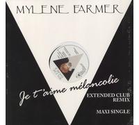 Mylene Farmer Je T'Aime Mélancolie - Sealed French 12" vinyl single record 538148-4 Polydor 2018