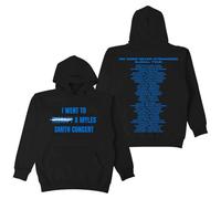 Myles Smith Hoodie 2025 We Were Never Strangers World Tour Long Sleeve Streetwear Women Men Hooded Sweatshirts (Black,L)