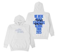 Myles Smith We Were Never Strangers World Tour 2025 Hoodie Long Sleeve Streetwear Men Women Hooded Sweatshirt (White,S)