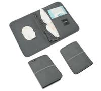 MYLIBOO® Baby Nappy Bag with Changing Mat for On the Go, Changing Bag Organiser, Baby Must Have, Practical, Stylish, Washable, Water-Repellent, Hygienic, for on the Go (Grey)