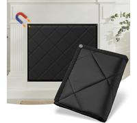 MyLifeUNIT Magnetic Fireplace Cover, 36" x 30" Fireplace Blanket for Living Room, Keep Indoor Drafts Out Stops Heat Loss
