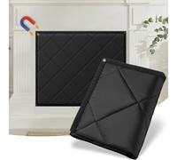 MyLifeUNIT Magnetic Fireplace Cover, 39" x 32" Fireplace Blanket for Living Room, Keep Indoor Drafts Out Stops Heat Loss
