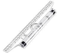 MyLifeUNIT Multi-Purpose Drawing Parallel Rolling Ruler Balancing Scale