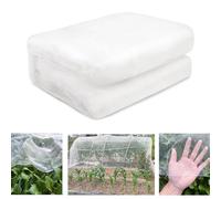 MyLink Garden Netting 10x16Ft, Cloches for Growing Vegetables, Barrier Bird Mesh for Veg Patch, Garden Covers Fruits Greenhouse Cage, Reusable Insect Butterfly Protection (10"X16")