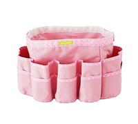 Myliora Baby Diaper Caddy Bag Organiser Nappy Storage Basket, XXL Size (Pink)
