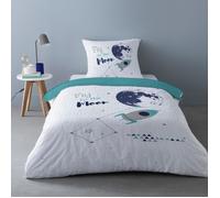 Mylittleplace Bed linen CAPTAIN in White 140x200 cm