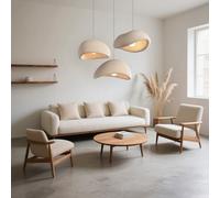 MyLjp Modern Hanging Light Creative Pendant Light Wabi-Sabi Pendant Lamp Dining Table Chandelier Suitable for Bedroom Living Room Dining Room Kitchen(Blaiken Brown-A)