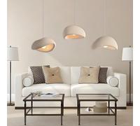 MyLjp Modern Hanging Light Creative Pendant Light Wabi-Sabi Pendant Lamp Dining Table Chandelier Suitable for Bedroom Living Room Dining Room Kitchen(Blaiken Brown-B)