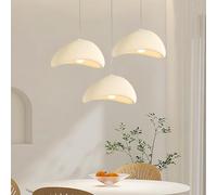 MyLjp Modern Hanging Light Creative Pendant Light Wabi-Sabi Pendant Lamp E27 Dining Table Lamp Bedroom Living Room Dining Room Kitchen Hanging Lamp Children's Room Chandelier(Beige,B)