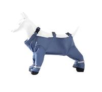 MYLLJBD dog coat Dog Jacket Raincoat Dog Clothes Autumn Going Out Simple And Versatile Belly Wrap With Foot Dustproof Pants Small Dog Pet-connect-xl
