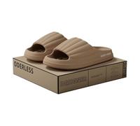 MYLLJBD Men‘s Summer Slippers Stylish Men's With A Thick Sole That Distributes Pressure And Is Soft Elastic -coffee-38-39