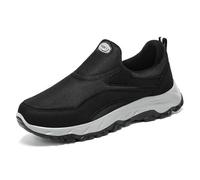 MYLLJBD Shoes Autumn Walking Shoes, Comfortable, Casual, Breathable, and Prevent Feet from Getting Stuffy -Male Black-41