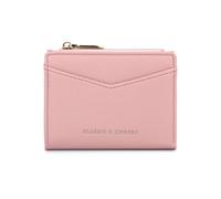 MYLLJBD Women Wallets Women's Short Wallet Stylish Soft Bifold Ultra-Thin Multiple Card Holders Small Handbag-Pink