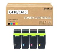 MyllNew C410/C415 Toner Cartridge, High Yield 10,500 Pages Multicolor | 006R04685 006R04686 006R04687 006R04688 Compatible for Xerox C410 for VersaLink C415 Color Printer
