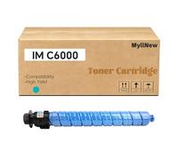 MyllNew IM C6000 Toner Cartridge High Yield Compatible for Ricoh IM C4500 IM C5500 IM C6000 Printer, High Yield 33,000 Pages Cyan