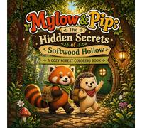 Mylow & Pip: The Hidden Secrets of Softwood Hollow: A Cute Forest Animals Coloring Book for Kids Ages 4-8 | Easy Bold Line Designs | Magical Forest Adventure with Adorable Fantasy Creatures