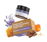 MyMagicHealer Universal Flare Care | Drawing Salve for HS, Boils, Cysts, Hemorrhoids, Pilonidal Cyst, Abscess | Anti-Chafing, Wound Care, Relief for Itching Skin w/Propolis & Egg Yolk Extract 1 oz