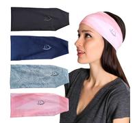 myMareCo Equestrian Headbands for Women, Under Riding Helmet Bands, Sportswear Wide Hair Wrap Suitable for Use with Bike Helmets, Yoga & Hiking