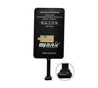 MyMAX - Type A 1300mA Super-Fast Qi Wireless Charging Receiver and Adapter Compatible with Samsung Galaxy, Huawei, LG, Nokia, Moto, HTC, Google Nexus (NOT type C)