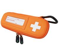 mymedibag Single Epipen Holder | Hardcase Insulated Epipen Case | Highly Visible and Noticeable EpiPen Carrier Bag in Case of an Emergency | Bright Orange Epipen Carry Case Insulated Pouch