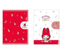 MyMelody's Folder Set of 2 - Different Design Each - Officially Licensed Item - for A4 Documents