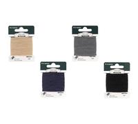 MYMERCERIE 4 x Darning Yarn 60m Wool Black, Navy Blue, Grey, Beige