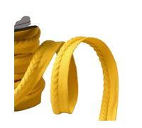 MYMERCERIE Chevron Piping Cord Diameter 6 mm Per Metre Yellow Gold