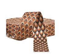 MYMERCERIE Peacock Strap 38 mm Rust by the Metre