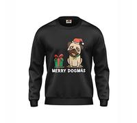 mymixtrendz Kids Boys Girls Unisex Dabbin Santa Gift Merry Long Sleeves Christmas Sweatshirt Top 7/13 Yrs