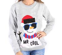 mymixtrendz Kids Boys Girls Unisex Xmas Christmas Santa Suit Mr Cool Unicorn Pullover Long Sleeves Knitted Jumper Top