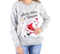 mymixtrendz Kids Girls Boys Knitted Christmas Xmas Santa Ho Ho Dabbing New Jumper Sweater Top 3/12 Years
