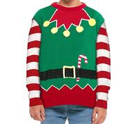 mymixtrendz Kids Girls Boys Knitted Christmas Xmas Santa Ho Ho Dabbing New Jumper Sweater Top 3/12 Years