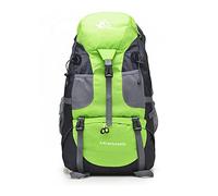 MYMM Hiking Backpack 50L Lightweight Waterproof Mountaineering Bag Durable Outdoor Sports Backpack Mountaineering Camping Fishing Travel Riding (green)