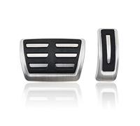 MYMOCCY Foot Brake Gas Accelerator Pedal Cover Compatible for A4 B9 A5 A6 (C8) A7 Q5 Q7 Q8 2017-2023, Porsche Cayenne/Cayenne Coupe Accessories Pad No Drill