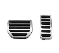 MYMOCCY No Drill Gas Brake Accelerator Pedal Cover Compatible with Range Rover Sport 2005-2013, Land Rover Discovery 4 LR4 2010-2016 Interior Parts Stainless Steel Pedal