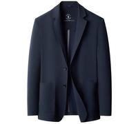 MYMRIN Men's Summer Ice Cold Wear UV Protection Transition Jacket Non-Iron Jacket Men's Stretch Breathable Blazer, darkblue, L