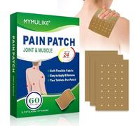 MYMULIKE Deep Heat Patches, 60Pcs Ultra Strength Penetrating Heat Patche for Back Pain, Pains Relief Patche for Knee, Muscular Aches, Leg Aches, Neck, Shoulder Heat Patches for Pain Relief