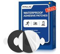 MYMULIKE Freestyle Libre 1/2 3/Sensor Covers, 36PCS Waterproof Adhesive Patches for CGM, Breathable CGM Sensor Patch, 1-Hand Patche/Remove, Skin Friendly, Long Lasting (Black)