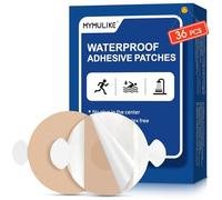MYMULIKE Freestyle Libre 1/2 3/Sensor Covers, 36PCS Waterproof Adhesive Patches for CGM, Breathable CGM Sensor Patch, 1-Hand Patche/Remove, Skin Friendly, Long Lasting (Beige)