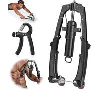 Mymus CoreFlex Twister Pro, All-in-One Hydraulic Power Chest Press Machine, Adjustable Hydraulic Arm Exerciser Bar, Upper Arm Strengthener