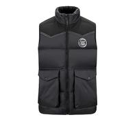 Mymyguoe Quilted Vest Men's Casual Down Vest Transition Vest Work Vest Winter Vest Men's Vests Sporty Work Gilet Sleeveless Fashion Trend Sports Vest Airy Outdoor Vest, black, XXL