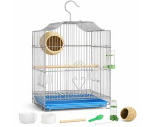 Myna Bird Cage, Metal, Outdoor, Standard Set + Large Nest | Secure Wire Spacing, Outdoor Avian Home, Avian Play Area, For Wildlife Carers