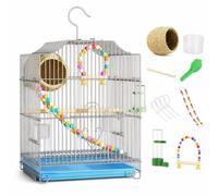 Myna Bird Cage, Metal, Outdoor, style to 3 | Single Layer Design, Rust Resistant Aviary, Avian Play Area, For Hobby Birders
