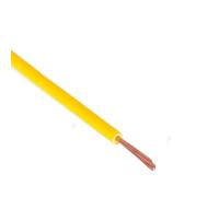 MyncbD electric cable RV Copper Wire Flexible Cable Electric PVC Electrical Cable 300/500V Single-Core Multi-Strand Flexible Wire For Car Audio Wires (Color : Yellow, Size : 3M_22AWG)